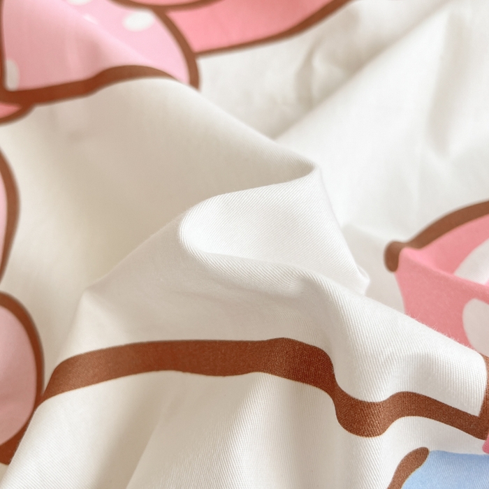 91家纺网 家纺一手货源 找家纺 博雅 2026新款三丽欧大版全棉纯棉单床笠床笠单件 全棉大版-糖果美乐蒂