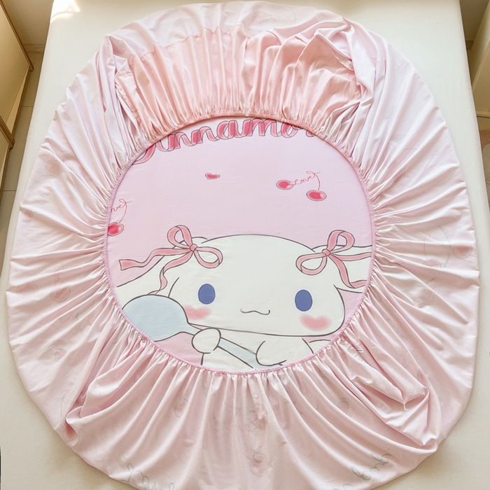 91家纺网 家纺一手货源 找家纺 博雅 2026新款三丽欧大版全棉纯棉单床笠床笠单件 全棉大版-淘气玉桂狗