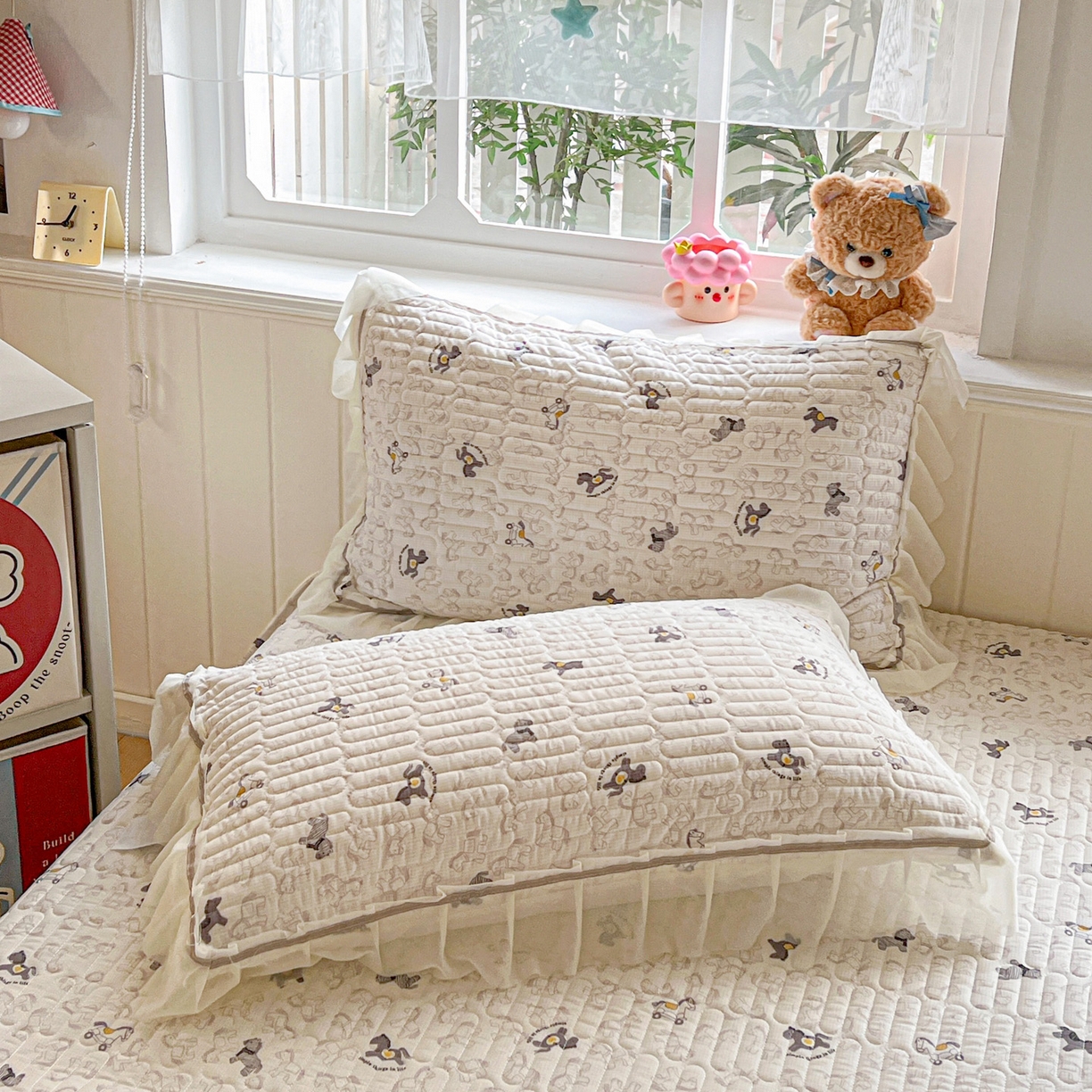 91家纺网 家纺一手货源 找家纺 富米莱（原臻工厂） 2026新款高奢维密花边冰肤格凉感夏凉被床盖夏被空调被四件套 夏被床盖-萌马聚财