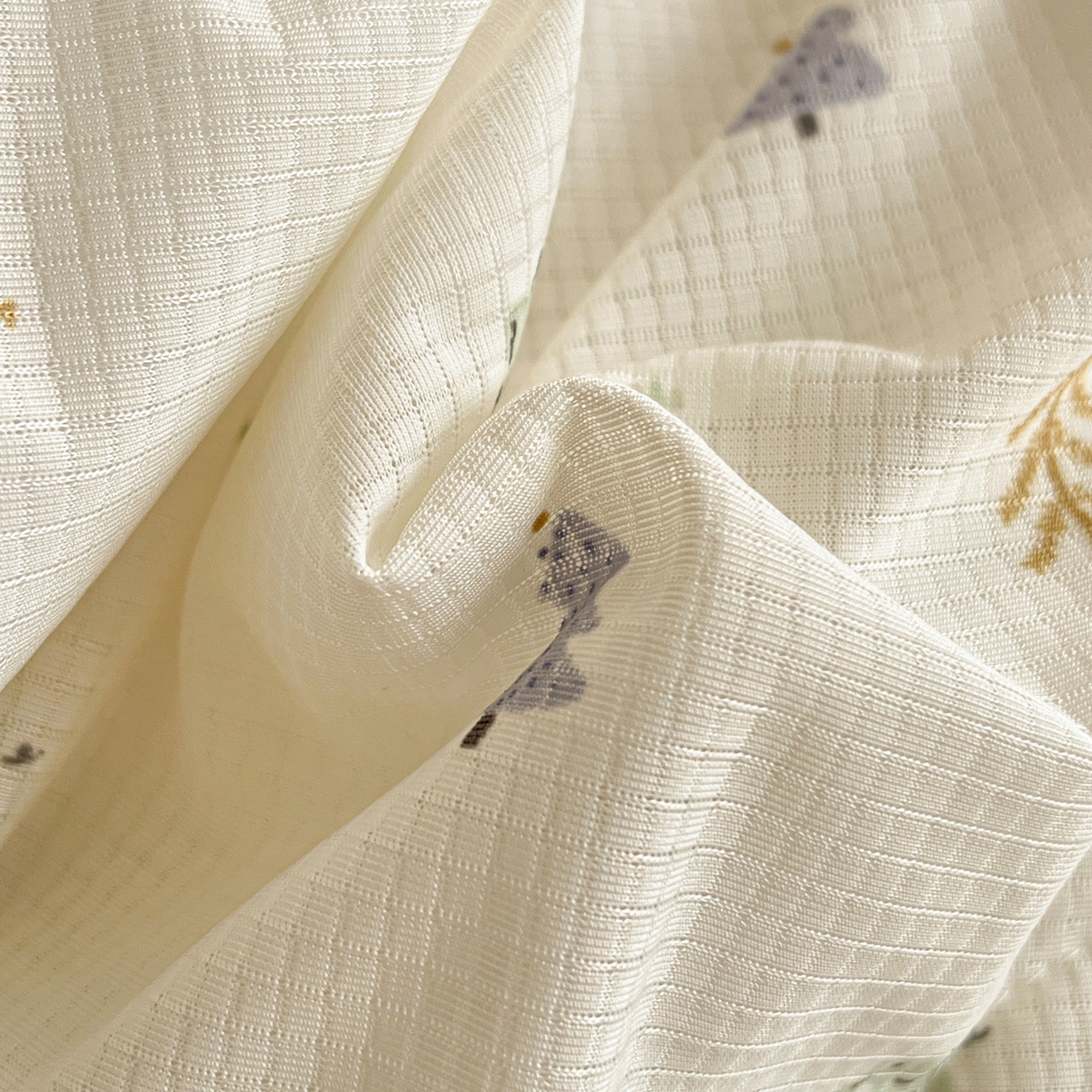 91家纺网 家纺一手货源 找家纺 富米莱（原臻工厂） 2026新款高奢维密花边冰肤格凉感夏凉被床盖夏被空调被四件套 夏被床盖-梦幻森林