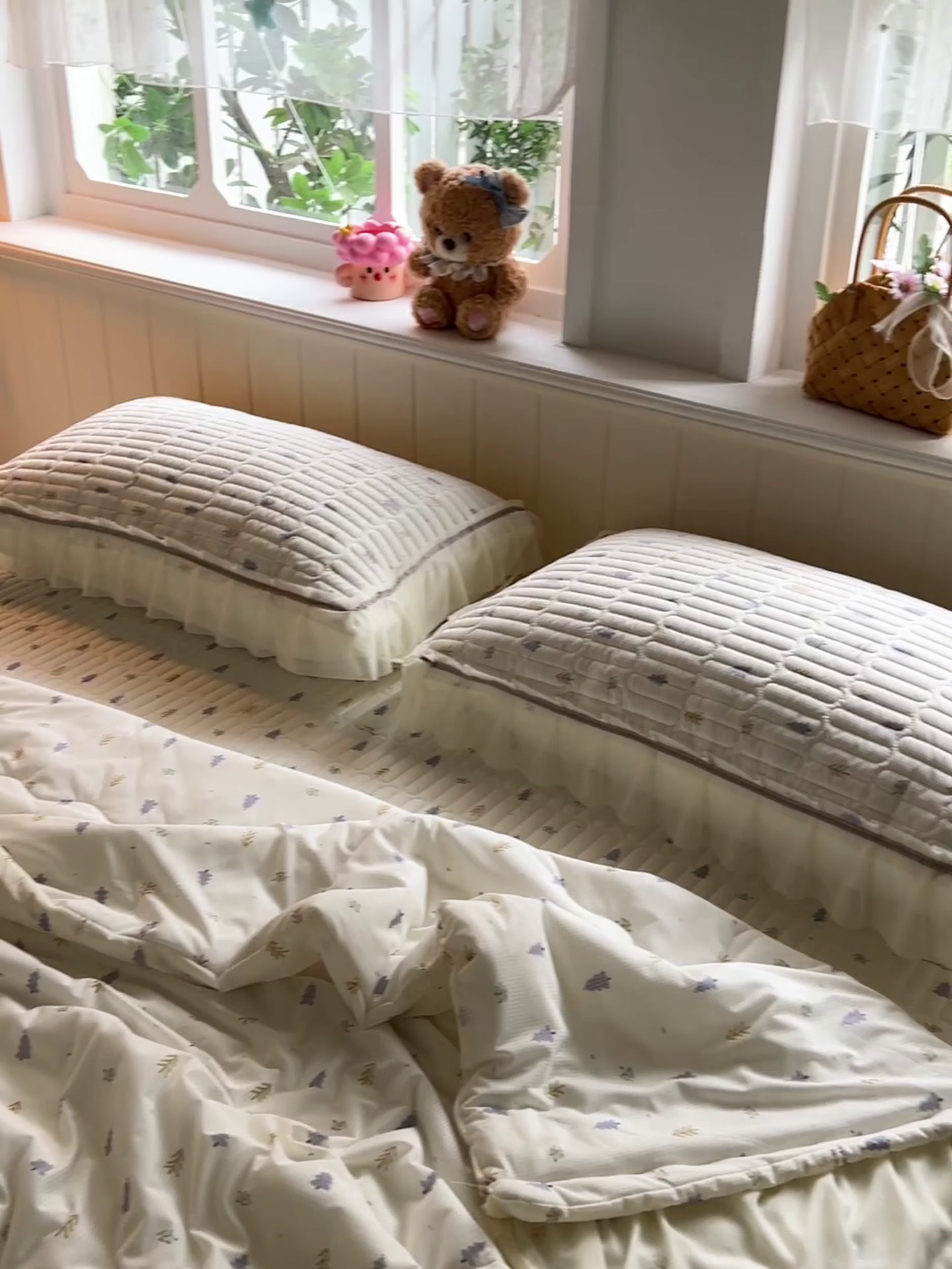 91家纺网 家纺一手货源 找家纺 富米莱（原臻工厂） 2026新款高奢维密花边冰肤格凉感夏凉被床盖夏被空调被四件套 夏被床盖-梦幻森林