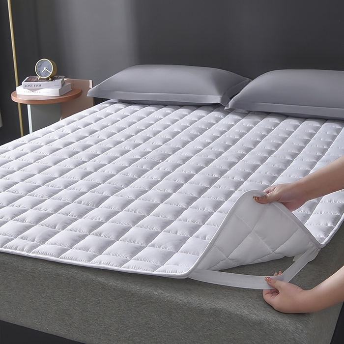 91家纺网 家纺一手货源 找家纺 （总）安力森/诚臻酒店用品 2026新款酒店磨毛床护垫保护垫