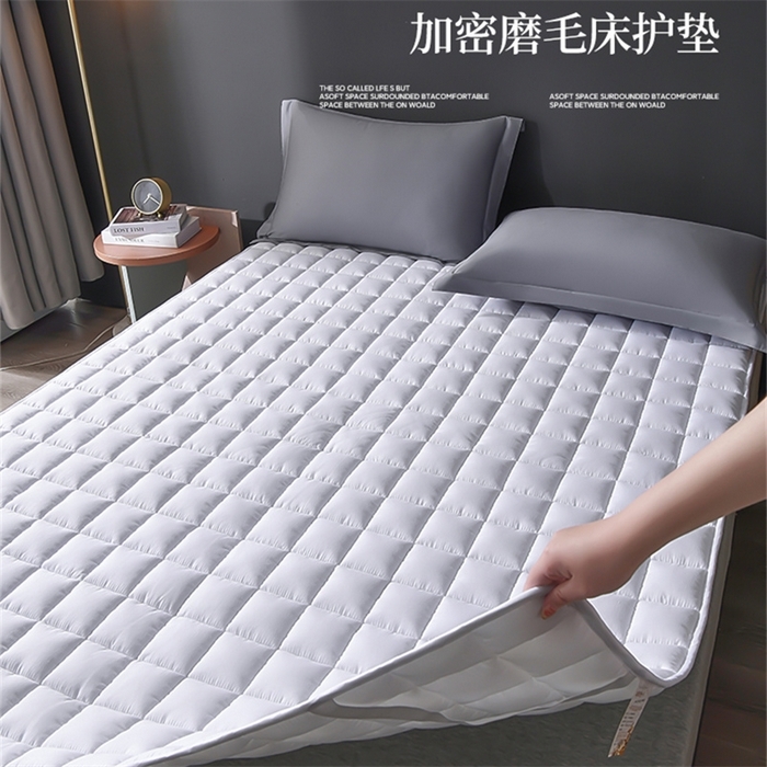 91家纺网 家纺一手货源 找家纺 安力森/诚臻酒店用品酒店用品 2023新款磨毛四件套学生三件套 双拼 浅兰灰 浅灰