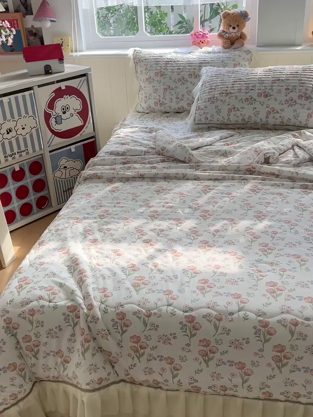 91家纺网 家纺一手货源 找家纺 富米莱（原臻工厂） 2026新款高奢维密花边冰肤格凉感夏凉被床盖夏被空调被四件套 夏被床盖-郁金香