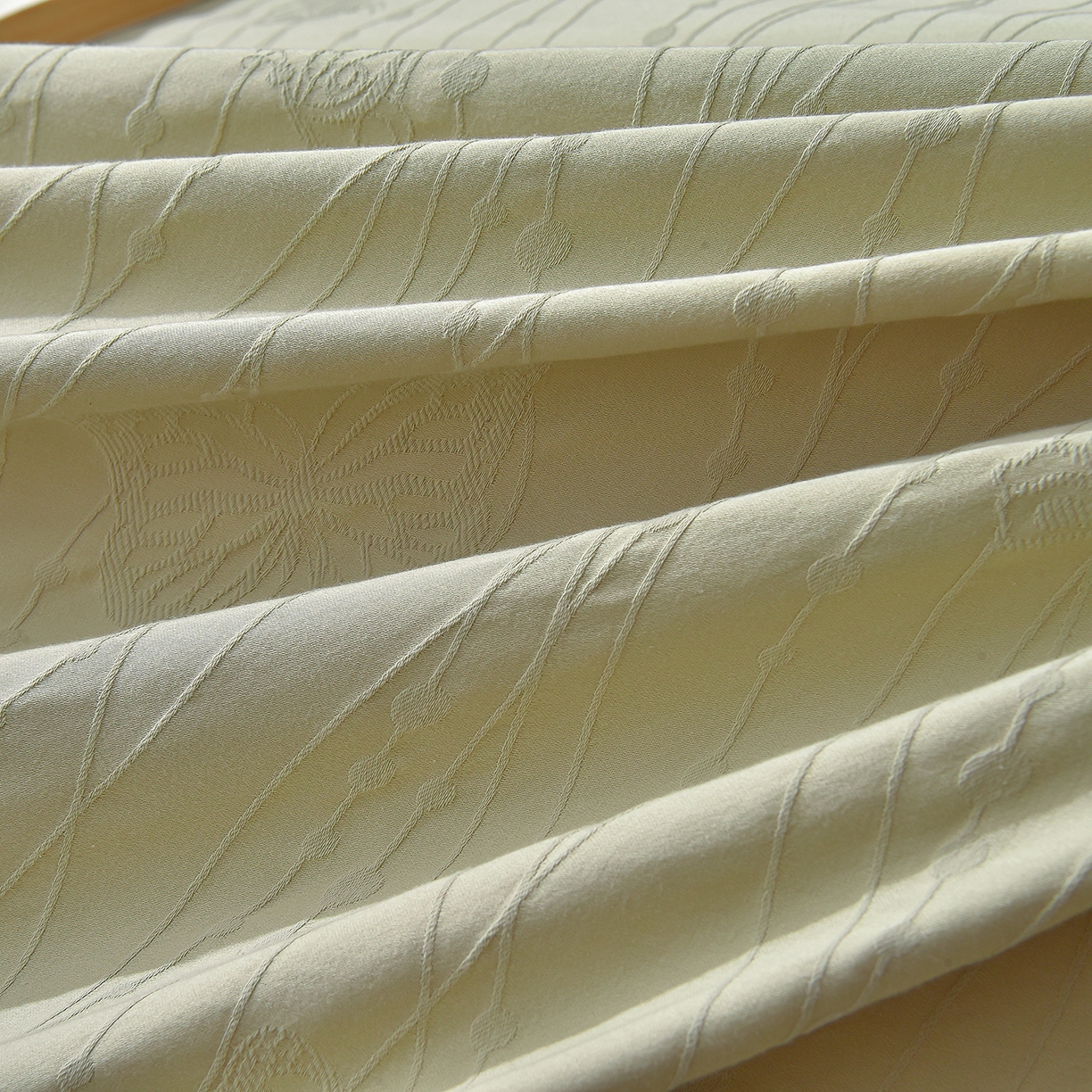 91家纺网 家纺一手货源 找家纺 （总）炫拼家纺 2026新款A类60支水洗棉立体浮雕提花全棉四件套-幻蝶系列