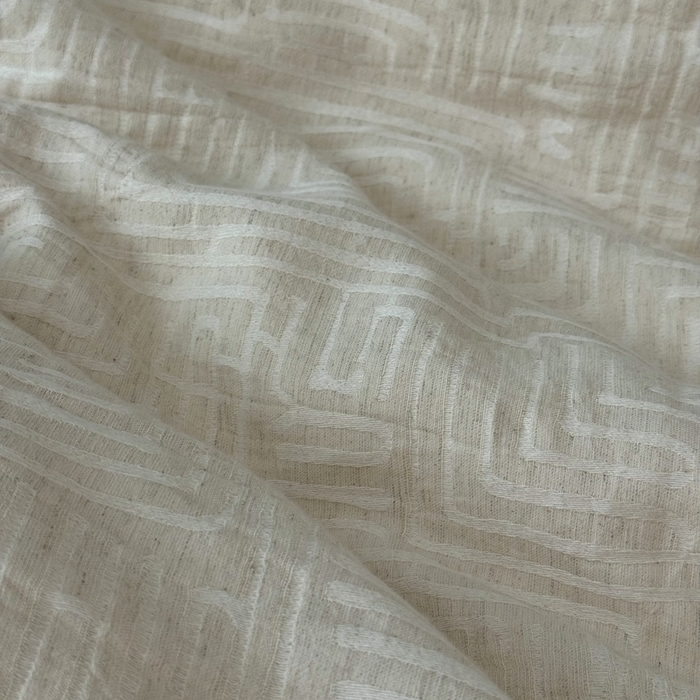 91家纺网 家纺一手货源 找家纺 双层纱家居 2025新款AB版A版棉麻B版棉麻双层纱棉麻四件套20%麻-凯撒 凯撒-麻本色