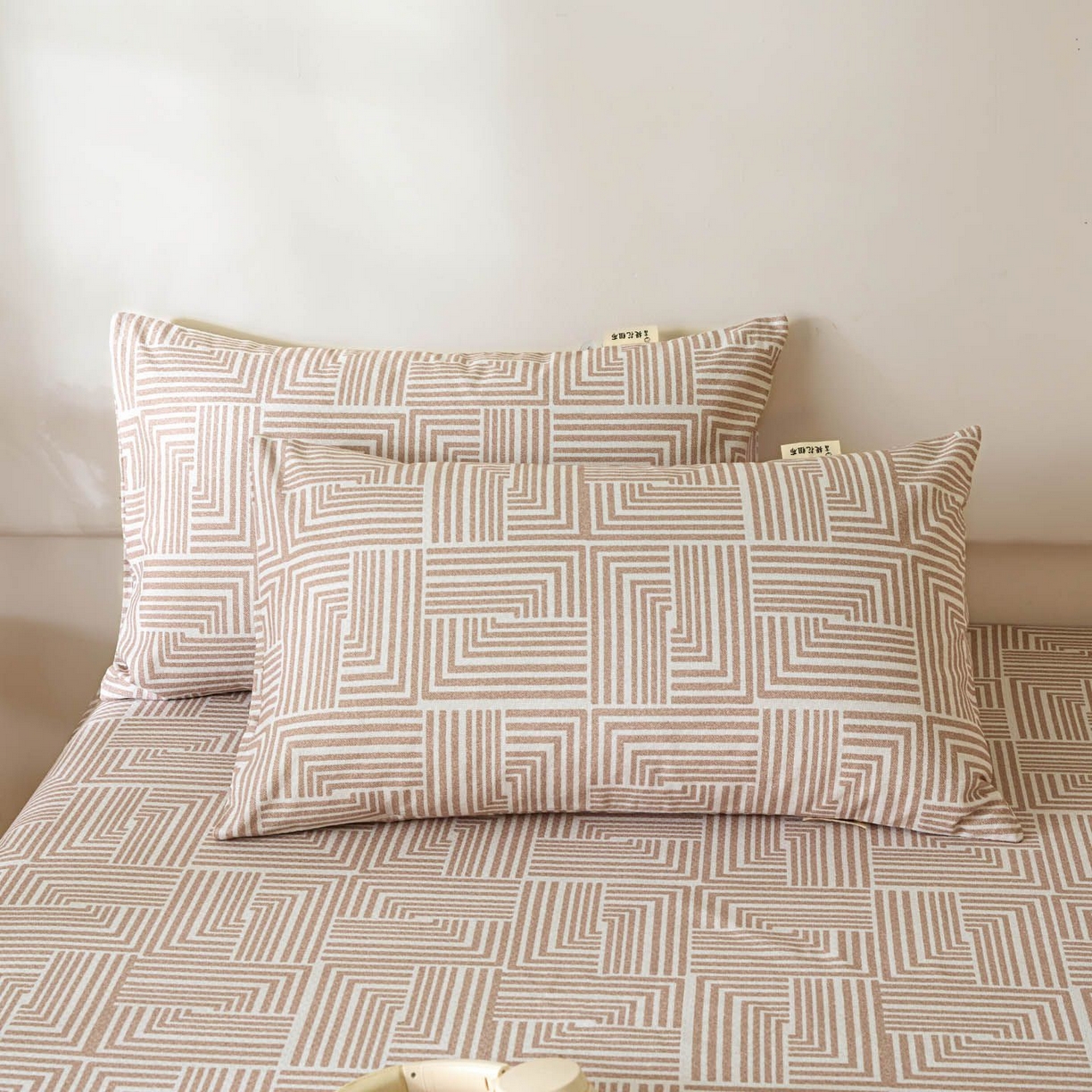 91家纺网 家纺一手货源 找家纺 （总）涵宸家纺 2026新款全棉提花老粗布-单枕套