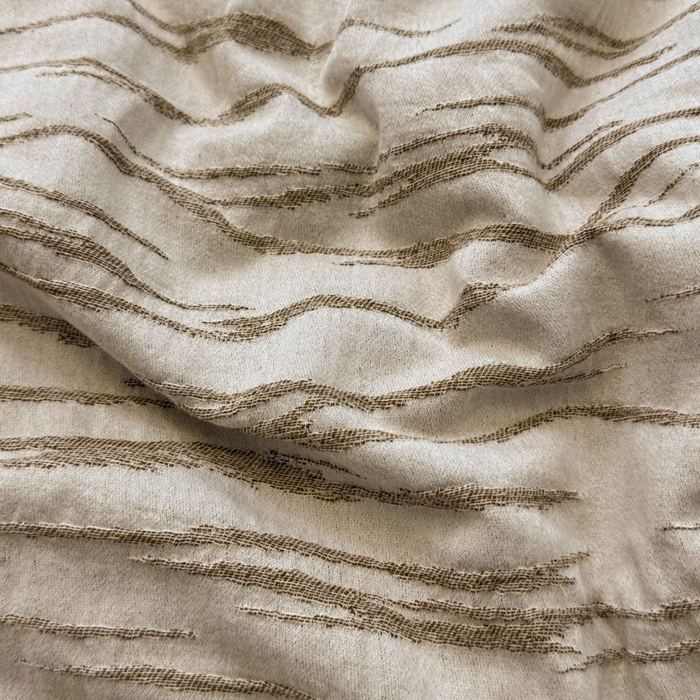 91家纺网 家纺一手货源 找家纺 （总）双层纱家居 2025新款山河A版棉麻B版全棉色织提花双层纱四件套