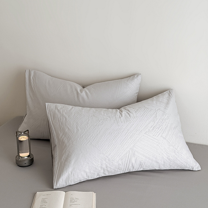 91家纺网 家纺一手货源 找家纺 Mr.pig猪先生水洗棉 2026新款简约全棉四件套系列（展示价格为控价，实际价格请联系客服） 水墨烟灰