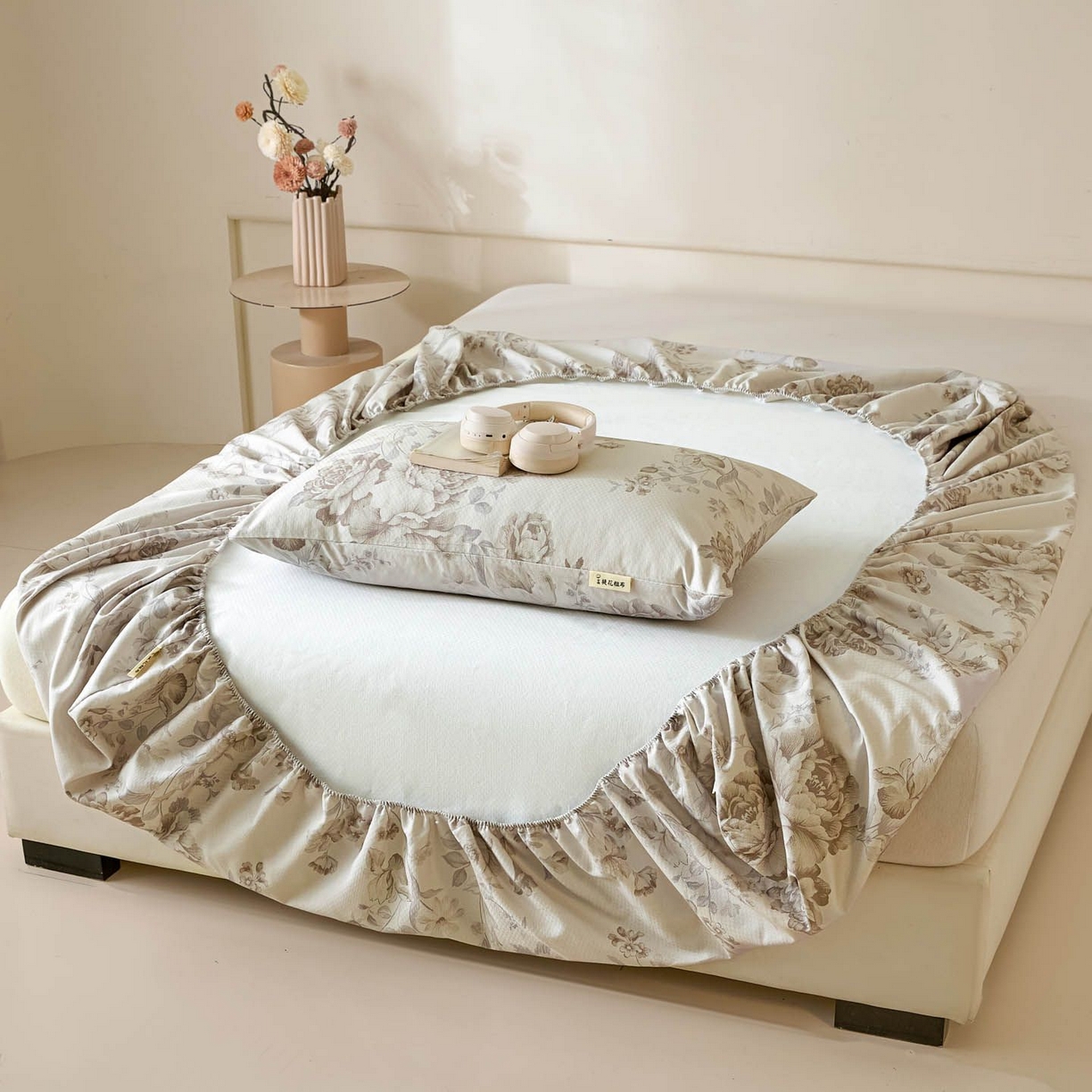 91家纺网 家纺一手货源 找家纺 涵宸家纺 2026新款全棉提花老粗布-单枕套 枕套-挪威花园