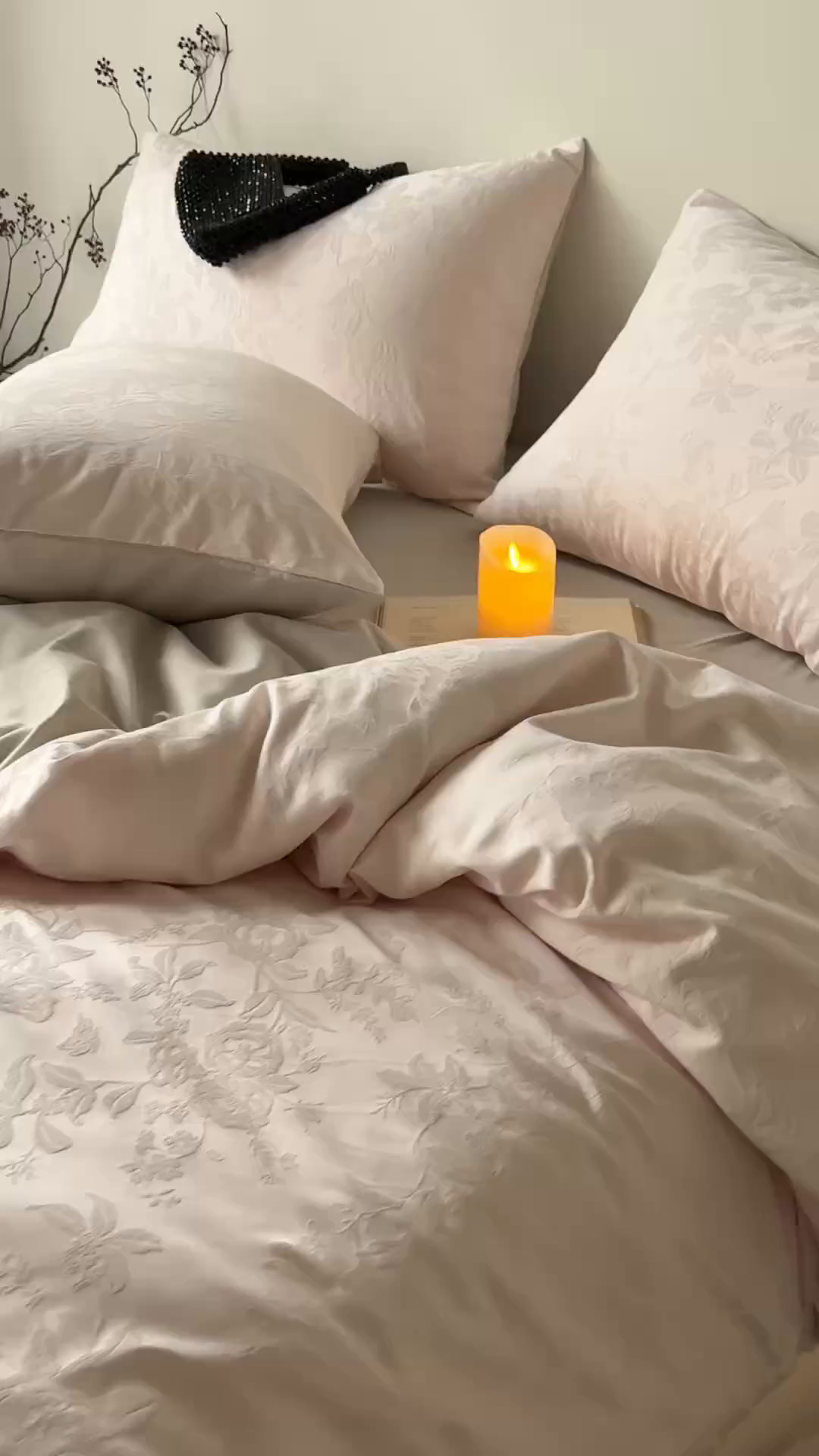 91家纺网 家纺一手货源 找家纺 Mr.pig猪先生水洗棉 2026新款简约全棉四件套系列（展示价格为控价，实际价格请联系客服） 梦想月季优雅粉