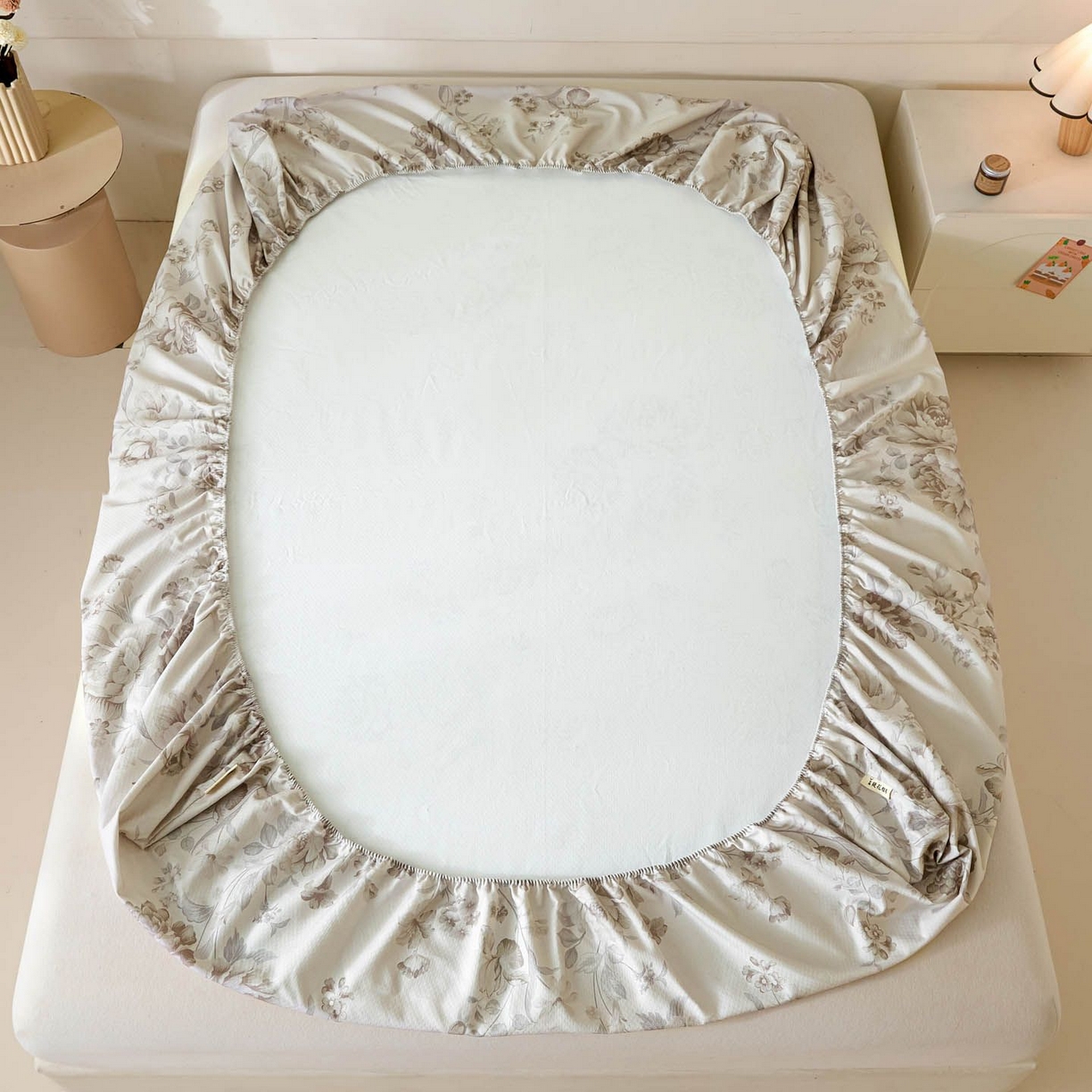 91家纺网 家纺一手货源 找家纺 涵宸家纺 2026新款全棉提花老粗布-单床笠 床笠-挪威花园