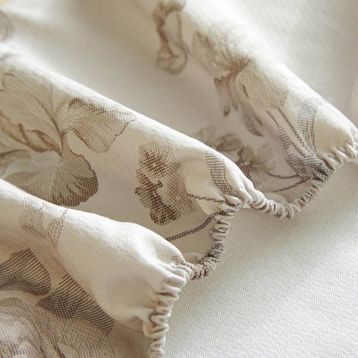 91家纺网 家纺一手货源 找家纺 涵宸家纺 2026新款全棉提花老粗布-单床笠 床笠-挪威花园