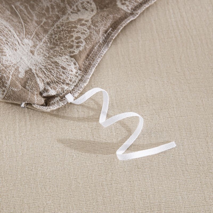 91家纺网 家纺一手货源 找家纺 （总）双层纱家居 2025新款全棉纯棉色织提花纽扣款四件套-蝶恋