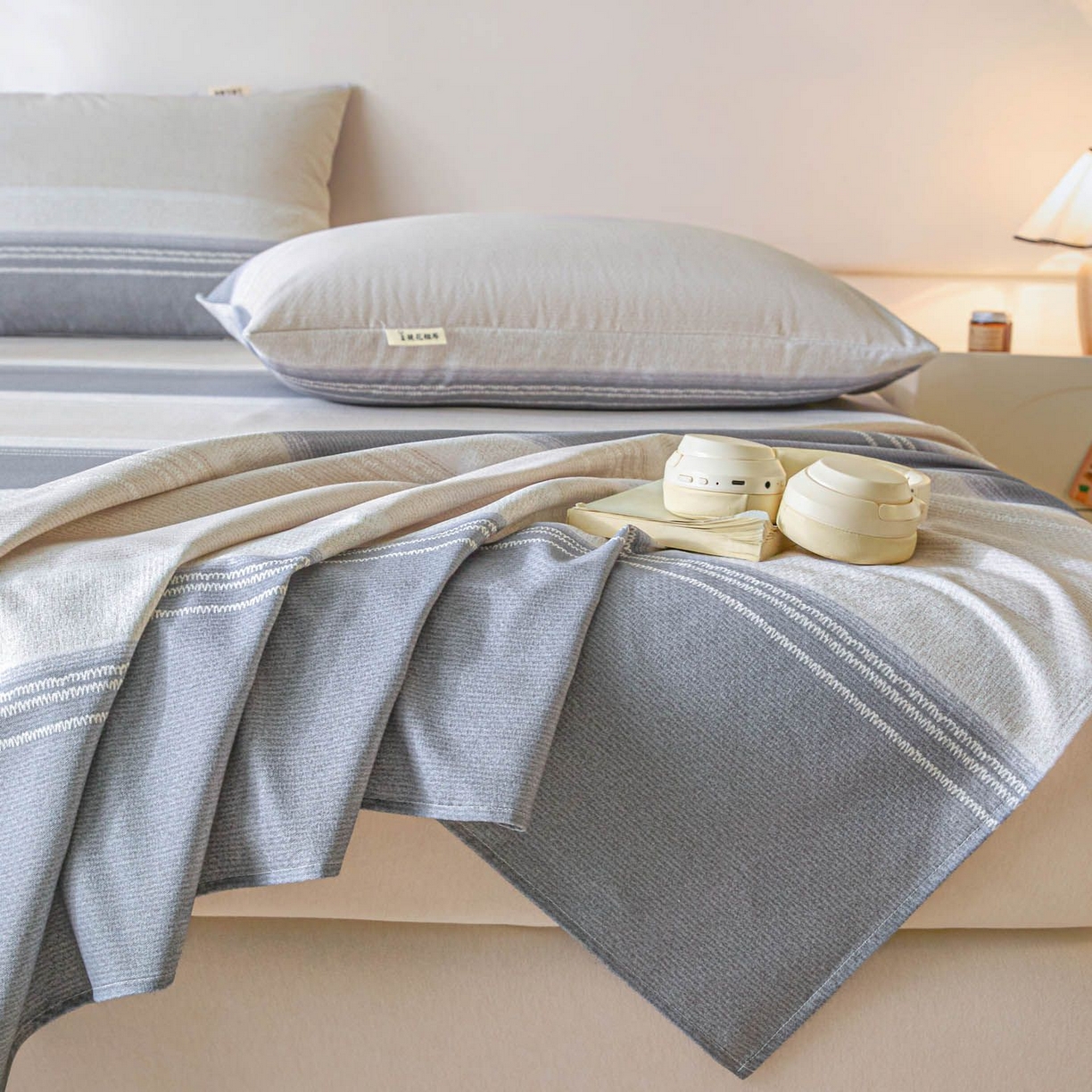 91家纺网 家纺一手货源 找家纺 （总）涵宸家纺 2026新款全棉提花老粗布-单床单