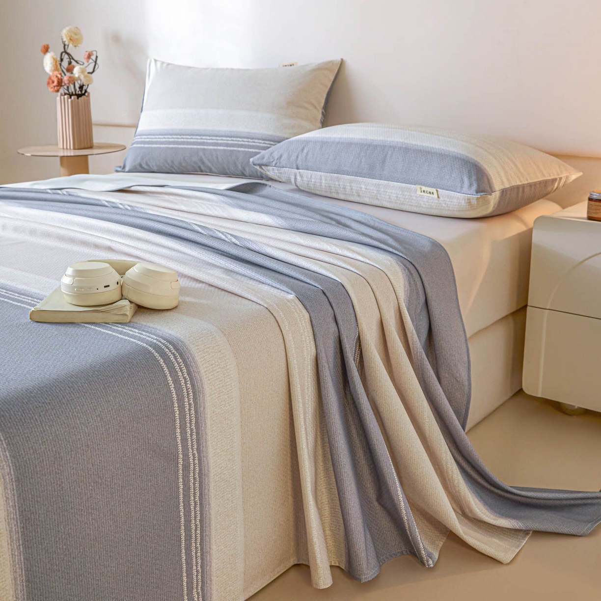 91家纺网 家纺一手货源 找家纺 （总）涵宸家纺 2026新款全棉提花老粗布-单床单