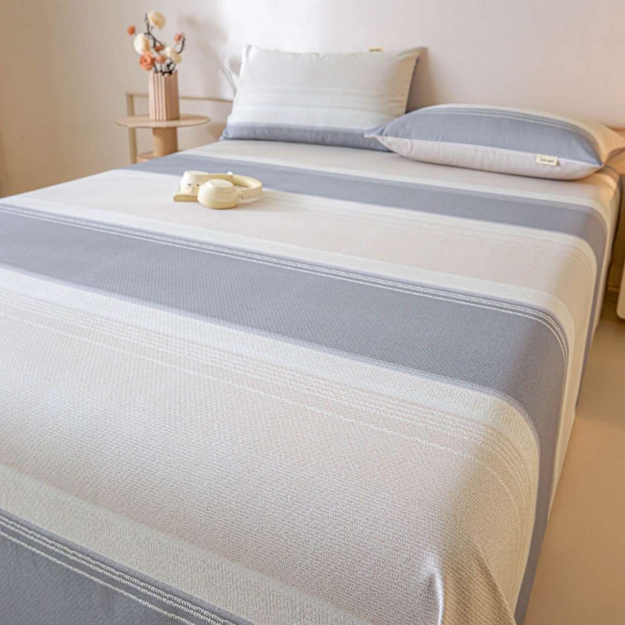 91家纺网 家纺一手货源 找家纺 （总）涵宸家纺 2026新款全棉提花老粗布-单床单