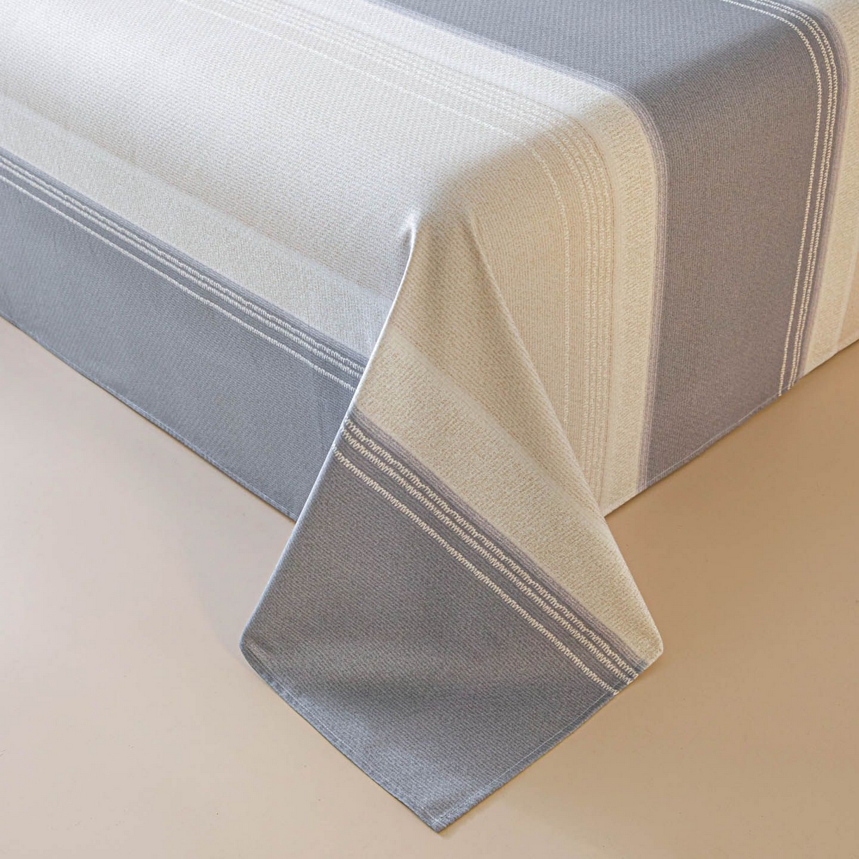 91家纺网 家纺一手货源 找家纺 （总）涵宸家纺 2026新款全棉提花老粗布-单床单