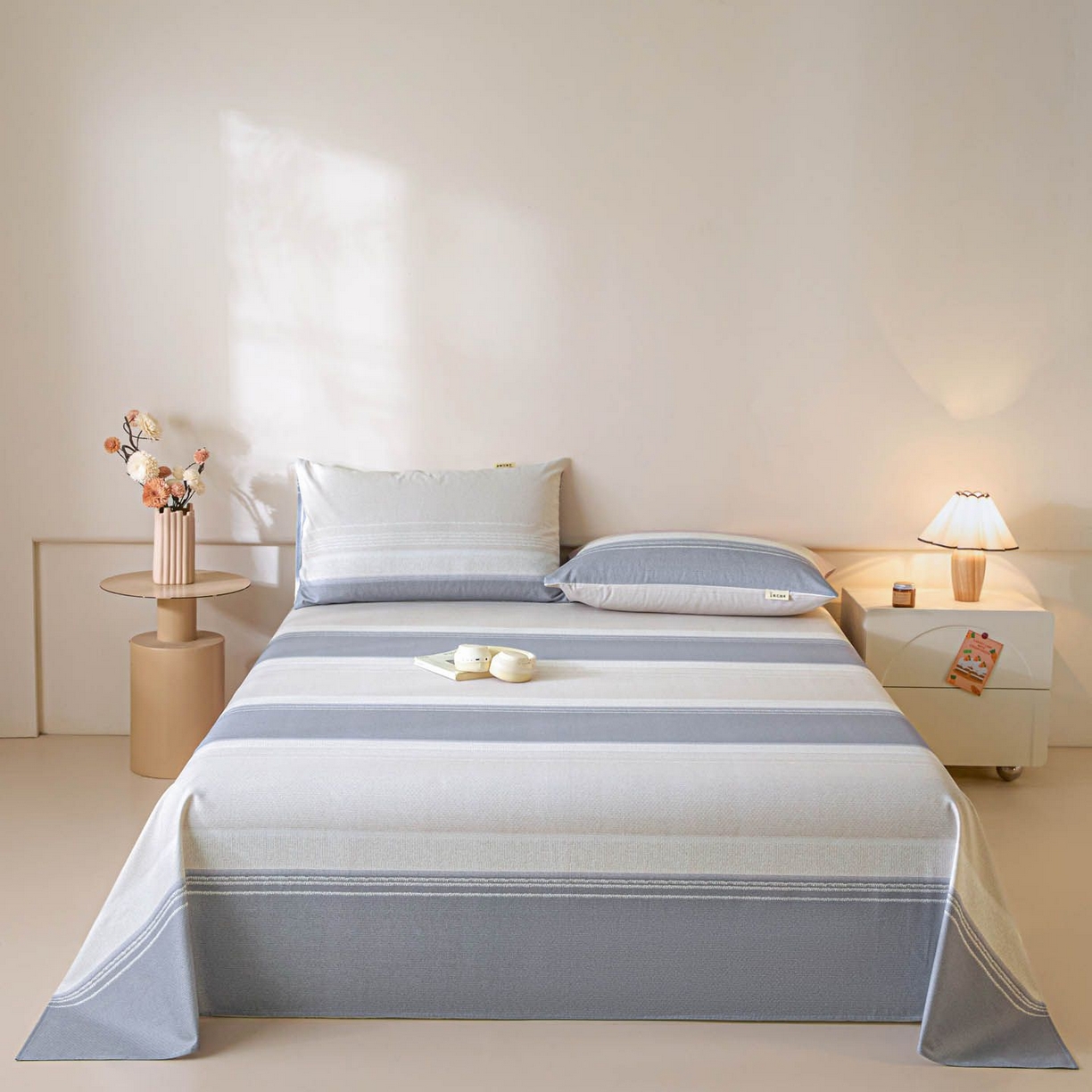 91家纺网 家纺一手货源 找家纺 （总）涵宸家纺 2026新款全棉提花老粗布-单床单