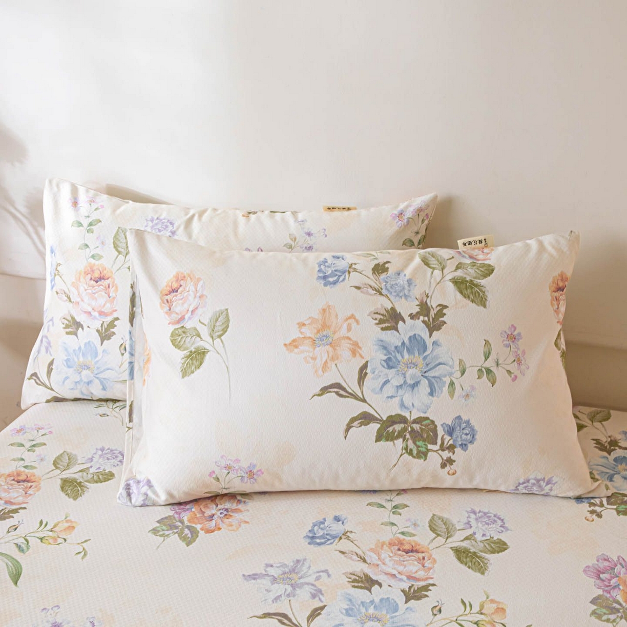 91家纺网 家纺一手货源 找家纺 涵宸家纺 2026新款全棉提花老粗布-单床单 床单-彩花语