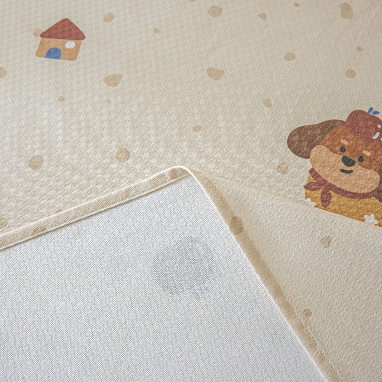 91家纺网 家纺一手货源 找家纺 涵宸家纺 2026新款全棉提花老粗布-单床单 床单-彩运