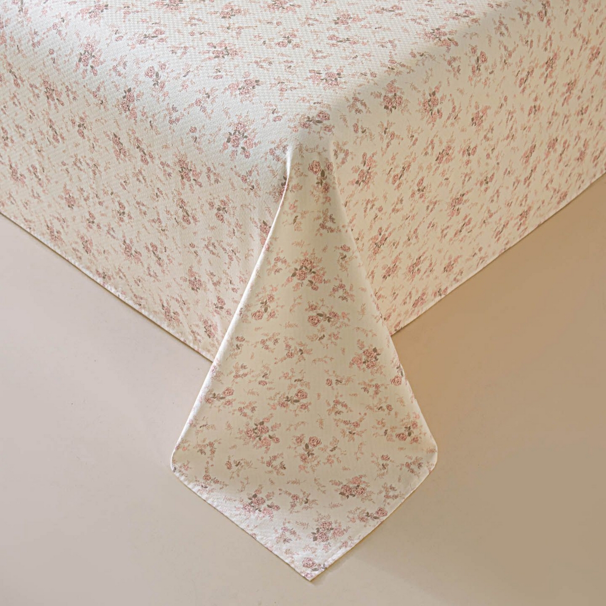 91家纺网 家纺一手货源 找家纺 涵宸家纺 2026新款全棉提花老粗布-单床单 床单-粉色恋人