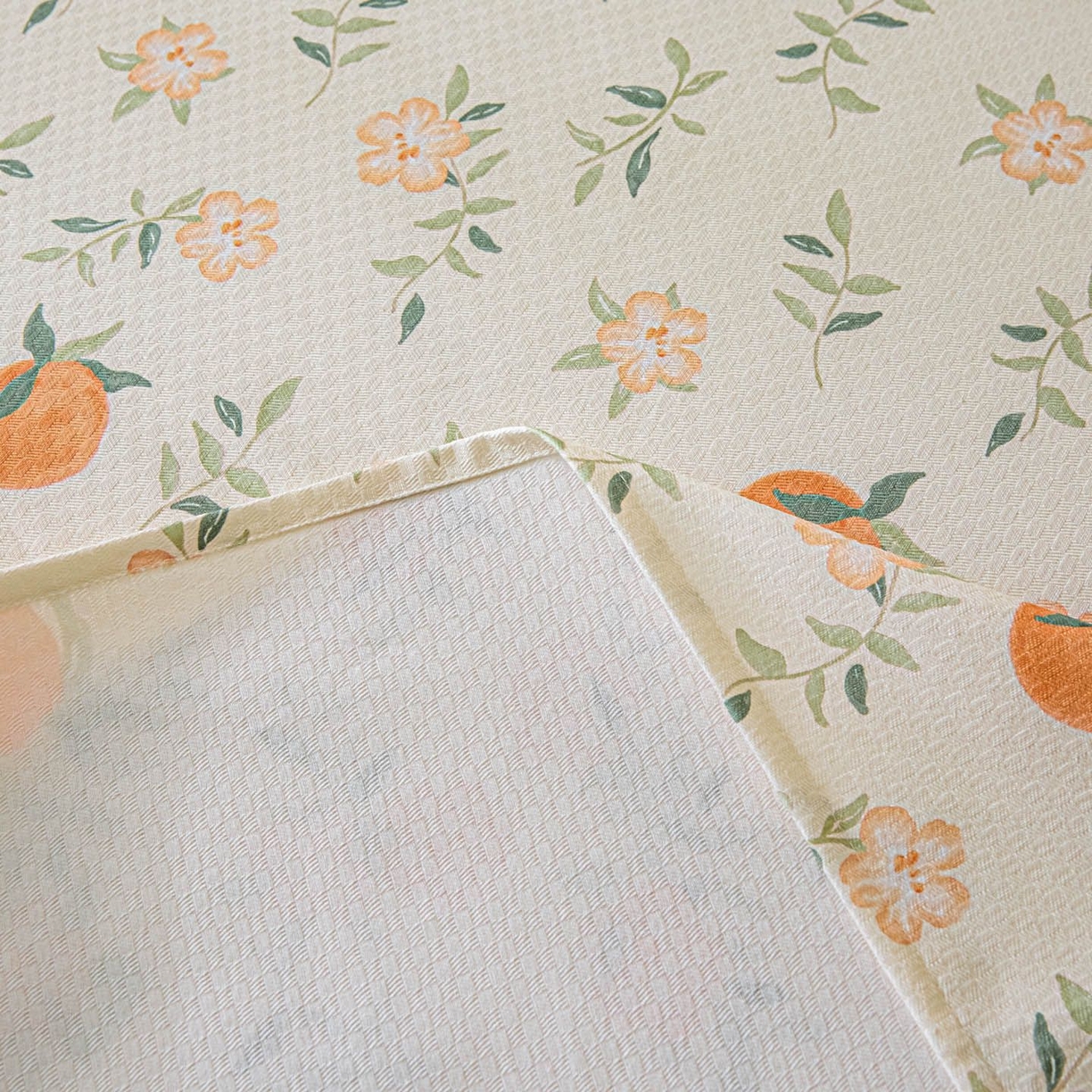 91家纺网 家纺一手货源 找家纺 涵宸家纺 2026新款全棉提花老粗布-单床单 床单-桔趣