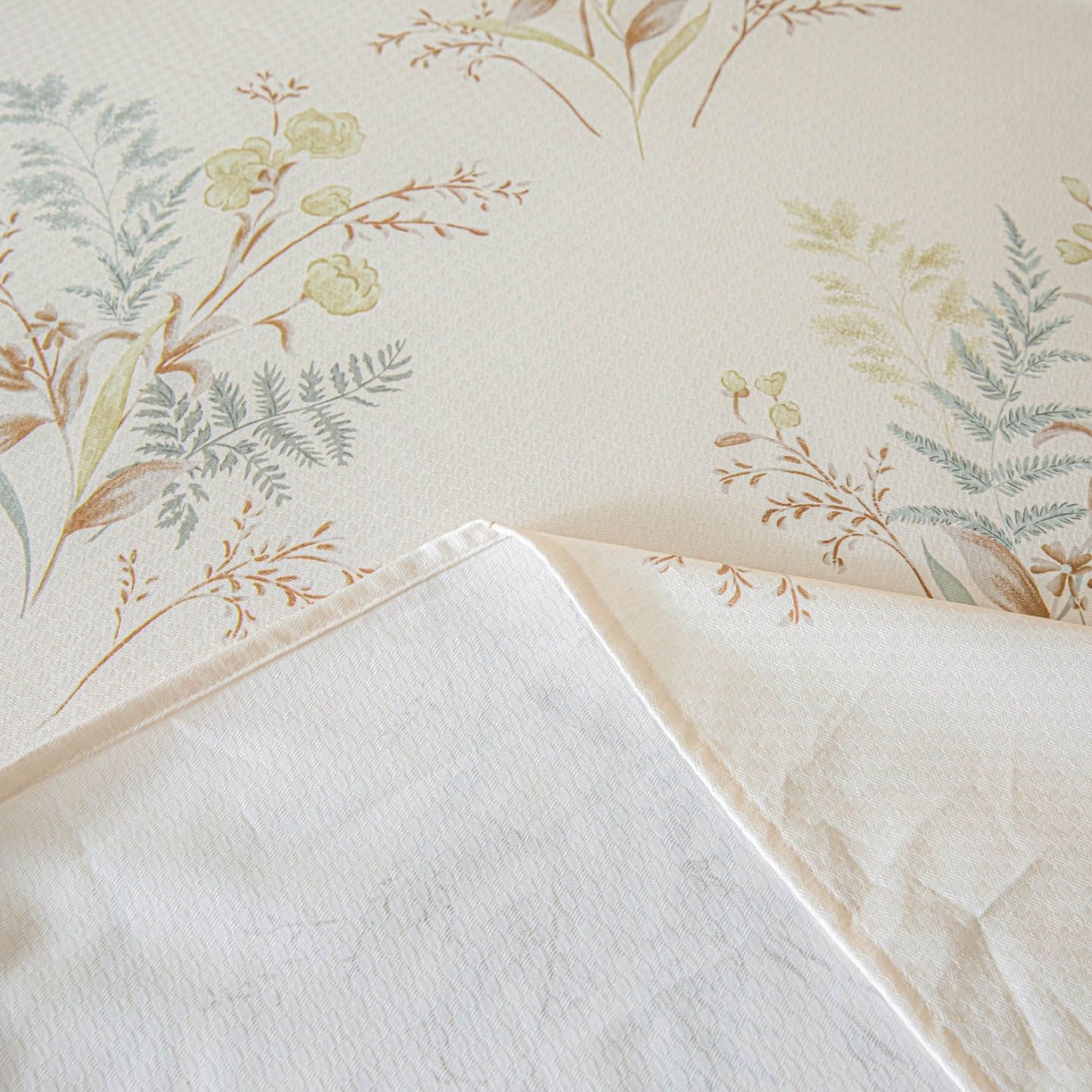 91家纺网 家纺一手货源 找家纺 涵宸家纺 2026新款全棉提花老粗布-单床单 床单-绿意然