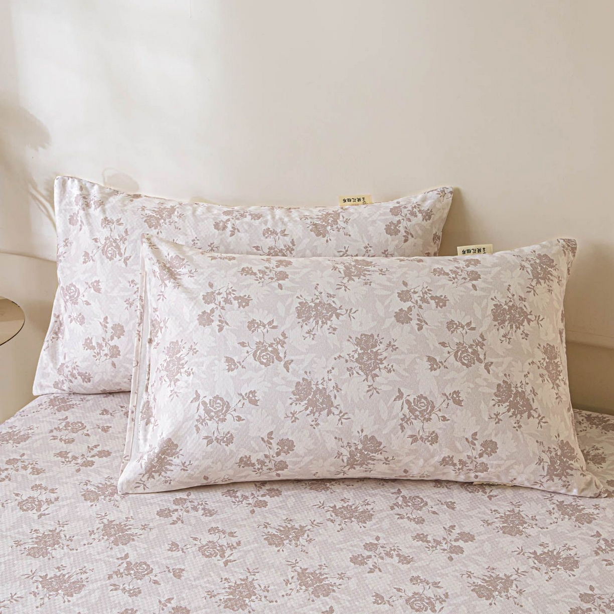 91家纺网 家纺一手货源 找家纺 涵宸家纺 2026新款全棉提花老粗布-单床单 床单-暖花甜梦