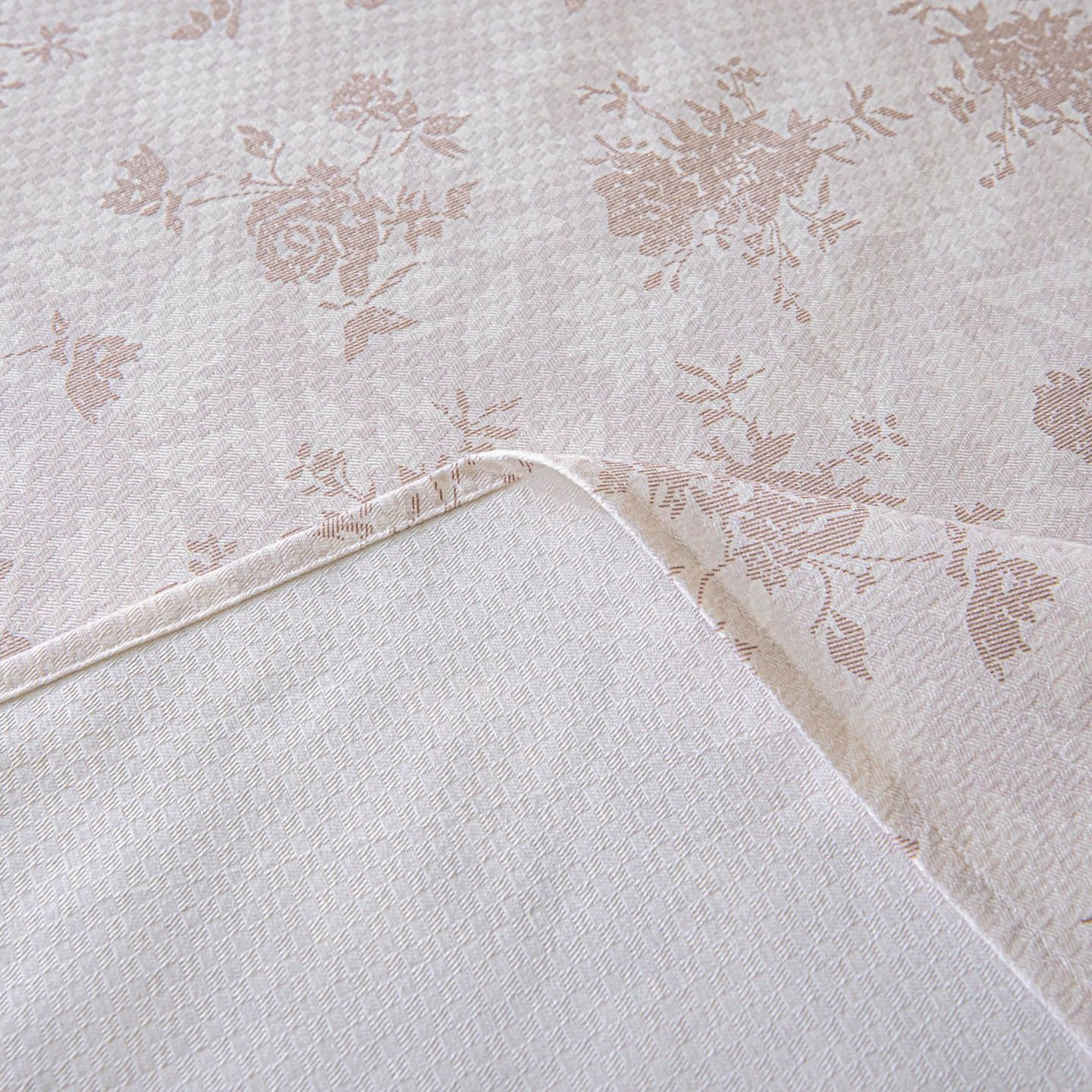 91家纺网 家纺一手货源 找家纺 涵宸家纺 2026新款全棉提花老粗布-单床单 床单-暖花甜梦