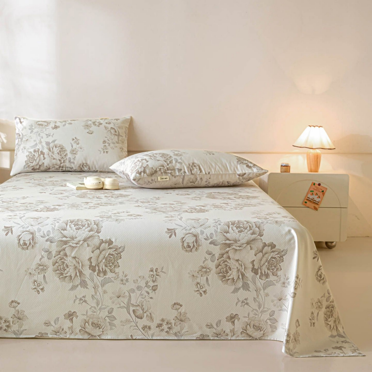 91家纺网 家纺一手货源 找家纺 涵宸家纺 2026新款全棉提花老粗布-单床单 床单-挪威花园