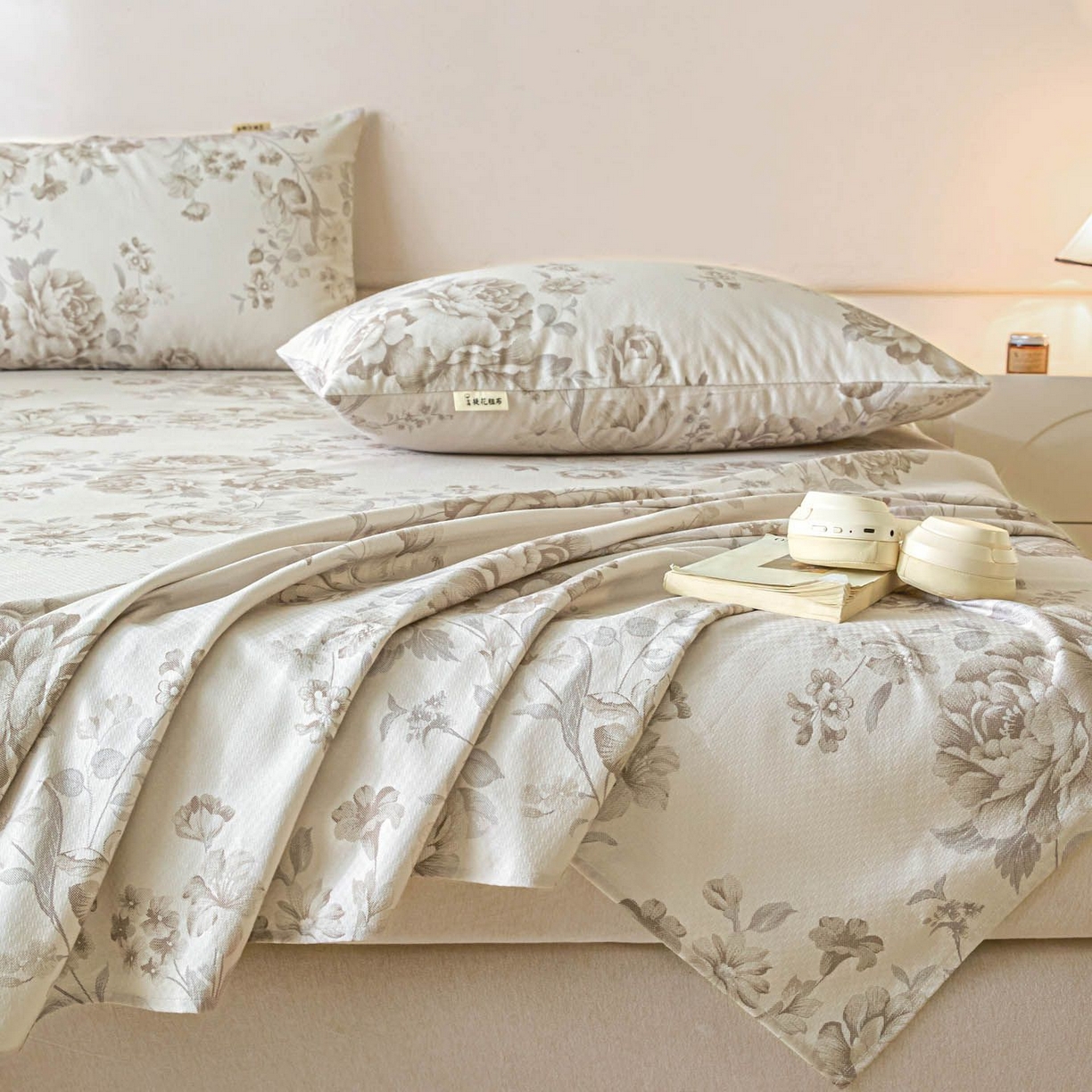 91家纺网 家纺一手货源 找家纺 涵宸家纺 2026新款全棉提花老粗布-单床单 床单-挪威花园