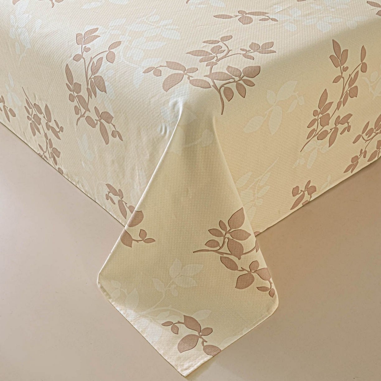 91家纺网 家纺一手货源 找家纺 涵宸家纺 2026新款全棉提花老粗布-单床单 床单-叶知秋