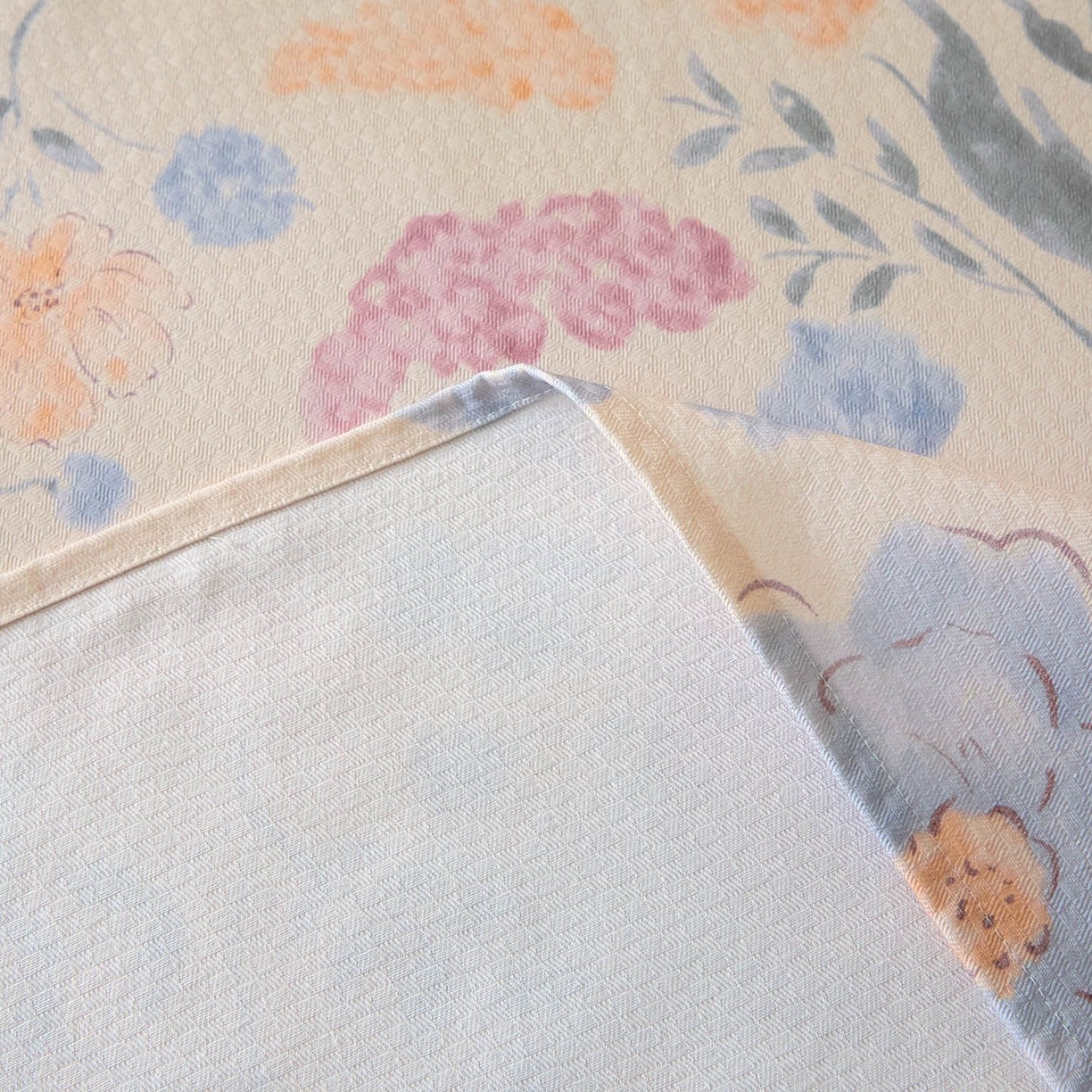 91家纺网 家纺一手货源 找家纺 涵宸家纺 2026新款全棉提花老粗布-单床单 床单-紫晴空