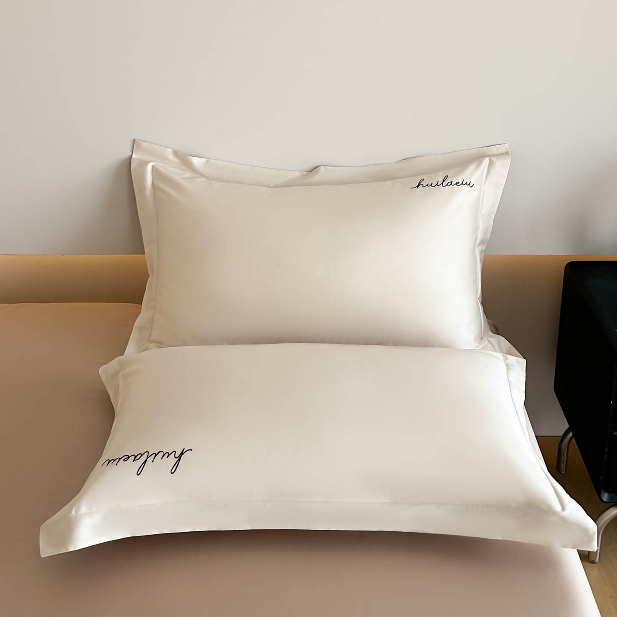 91家纺网 家纺一手货源 找家纺 涵宸家纺 2026新款全棉工艺款四件套-西雅图 西雅图-奶白