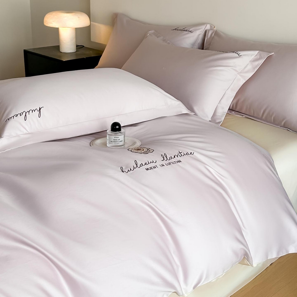 91家纺网 家纺一手货源 找家纺 涵宸家纺 2026新款全棉工艺款四件套-西雅图 西雅图-紫