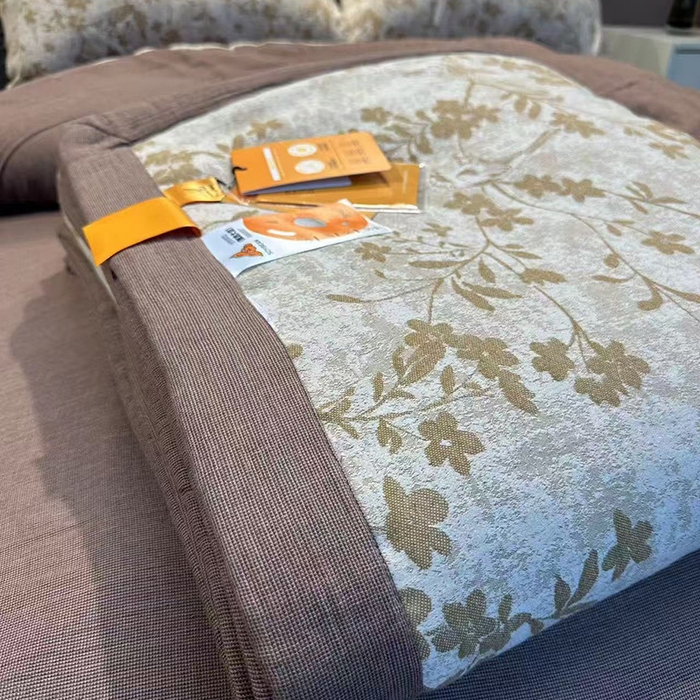 91家纺网 家纺一手货源 找家纺 （总）双层纱家居 2025新款AB版A版棉麻B版全棉色织提花双层纱夏被