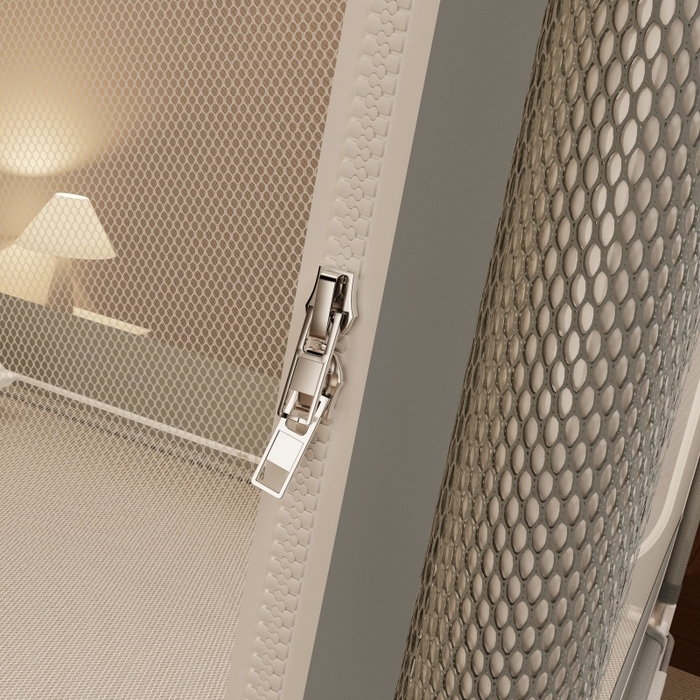 91家纺网 家纺一手货源 找家纺 友承家纺 2026新款方顶坐床蚊帐防摔蚊帐家用卧室免安装儿童婴儿防止掉床罩 灰色