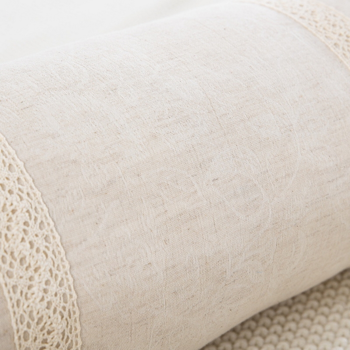 91家纺网 家纺一手货源 找家纺 （总）双层纱家居 2026新款棉麻法式圆柱抱枕