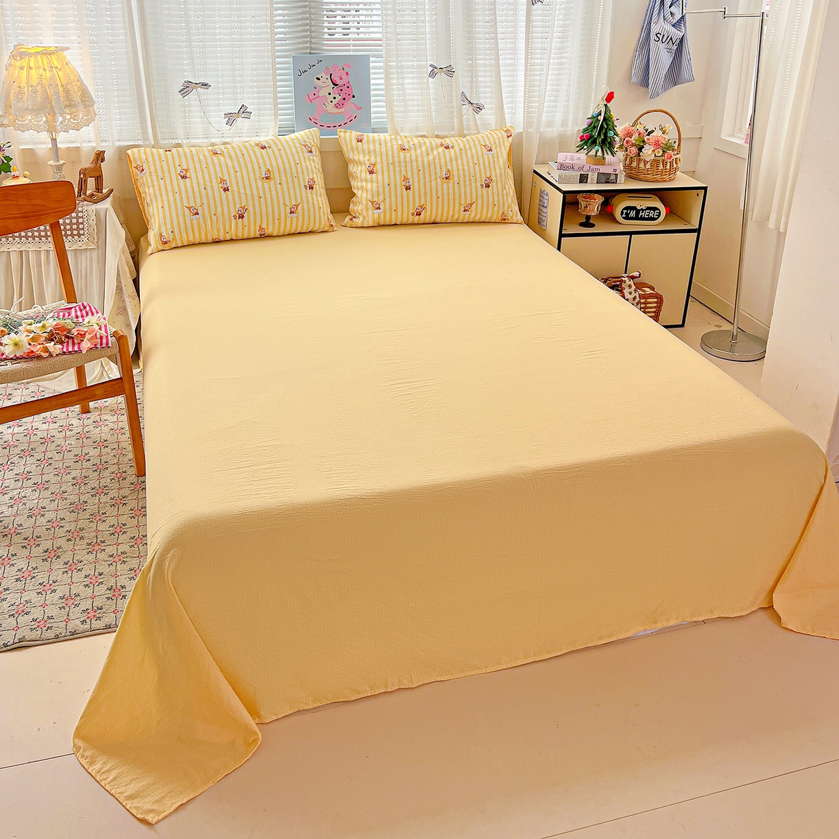 91家纺网 家纺一手货源 找家纺 （总）王朝国际 2026新款A类彩竺棉印花四件套