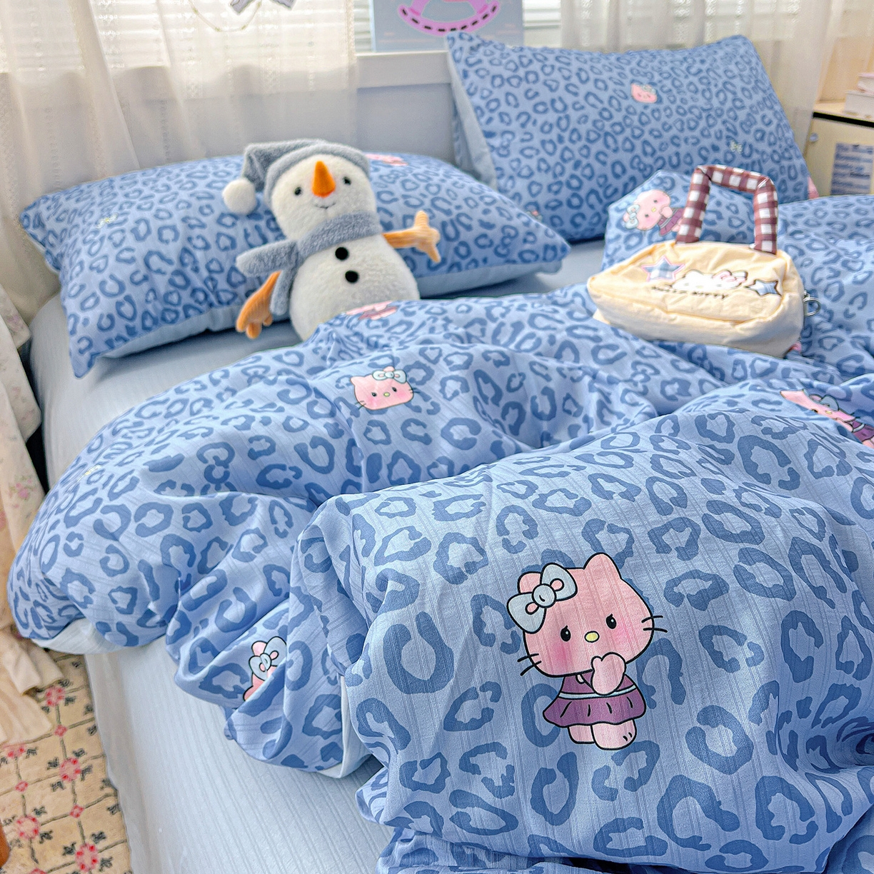 91家纺网 家纺一手货源 找家纺 （总）王朝国际 2026新款A类彩竺棉印花四件套