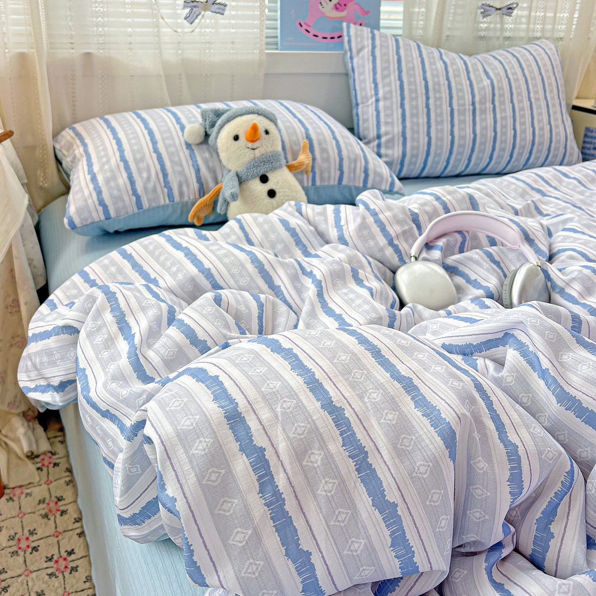 91家纺网 家纺一手货源 找家纺 （总）王朝国际 2026新款A类彩竺棉印花四件套