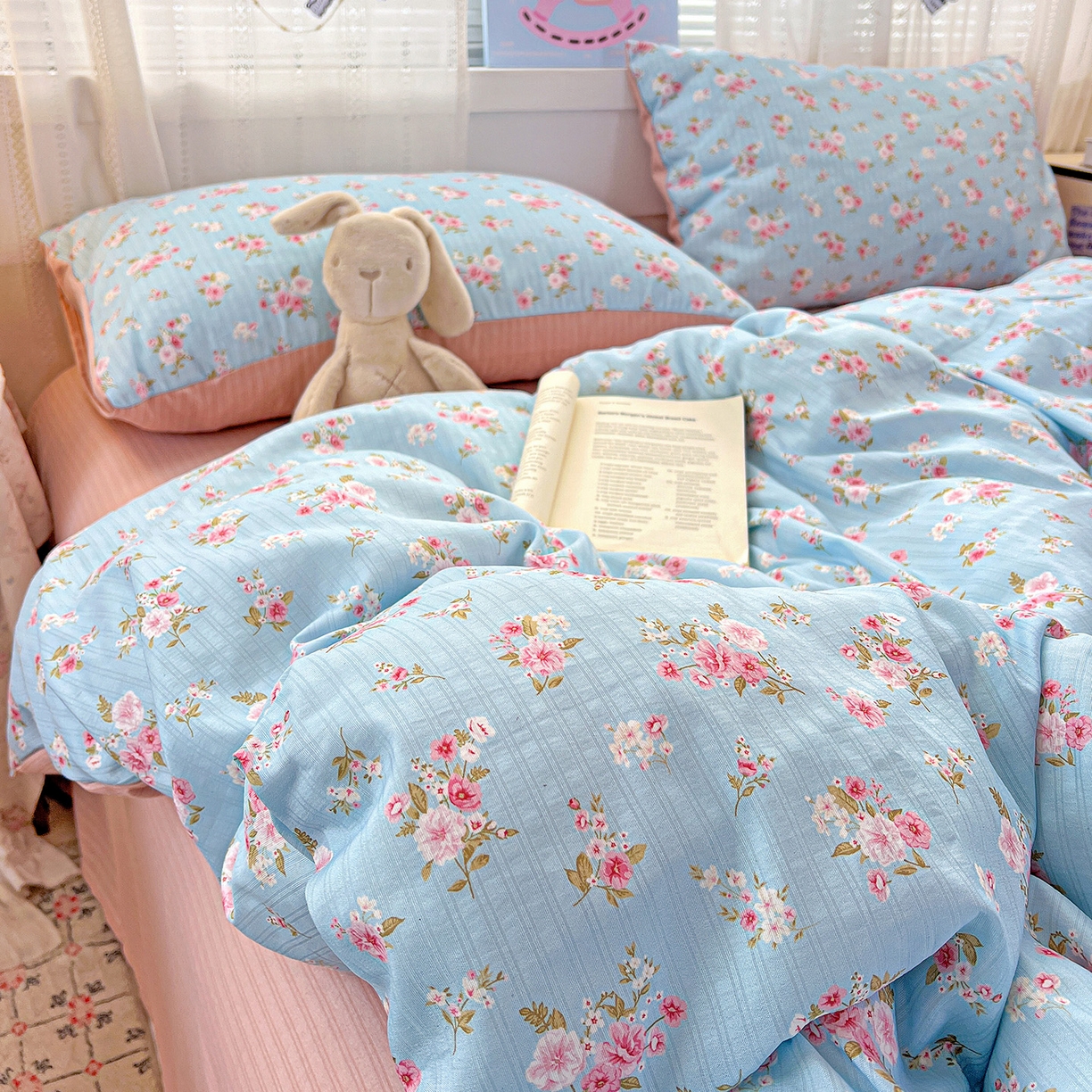 91家纺网 家纺一手货源 找家纺 （总）王朝国际 2026新款A类彩竺棉印花四件套