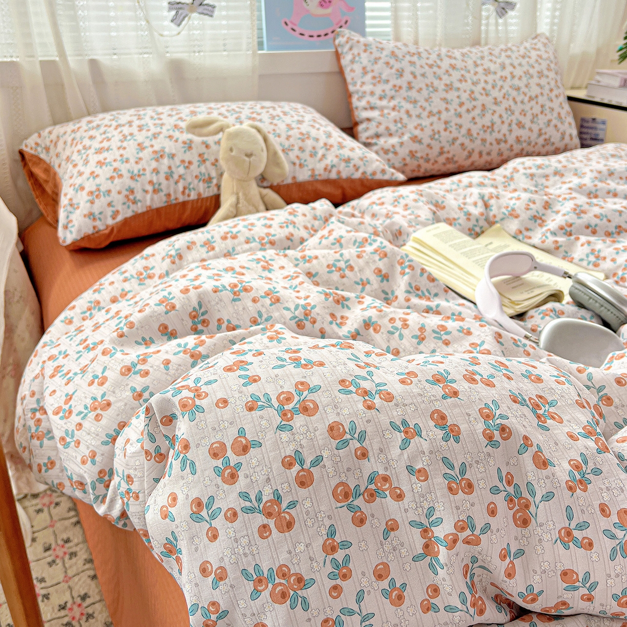 91家纺网 家纺一手货源 找家纺 （总）王朝国际 2026新款A类彩竺棉印花四件套