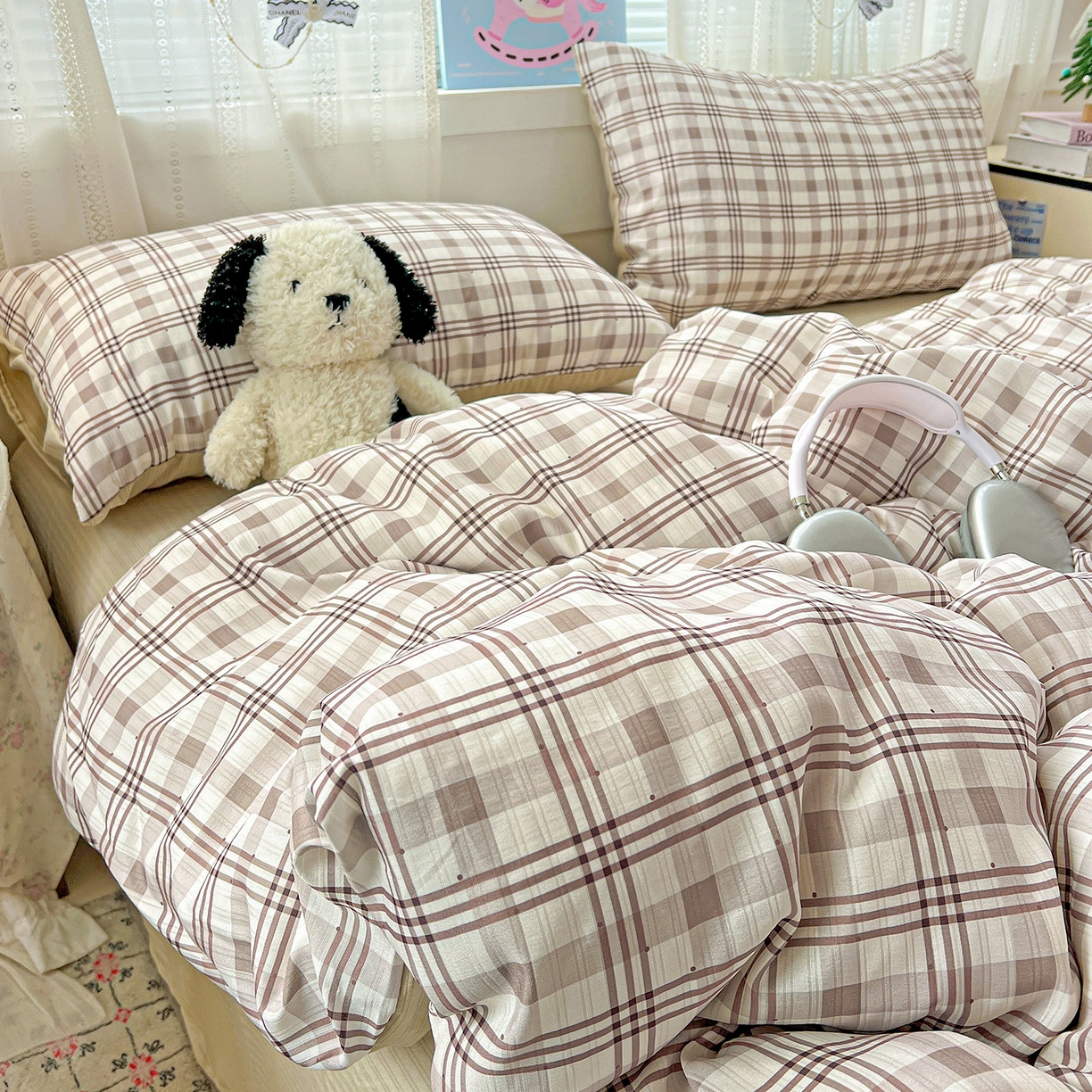 91家纺网 家纺一手货源 找家纺 （总）王朝国际 2026新款A类彩竺棉印花四件套