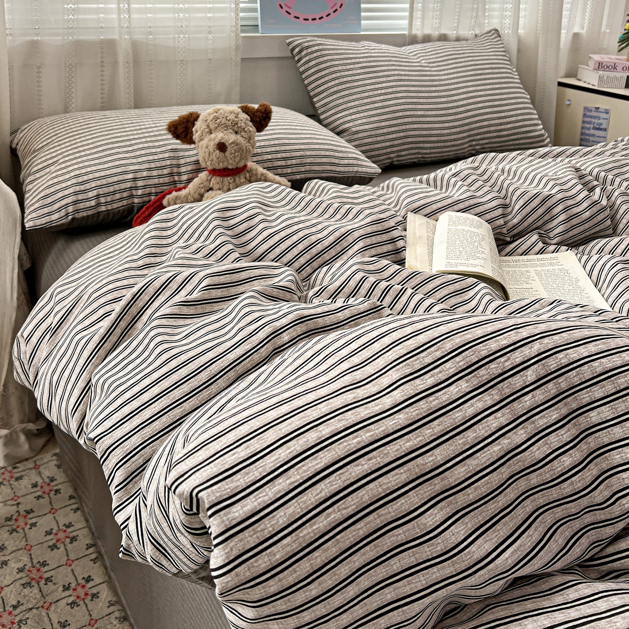 91家纺网 家纺一手货源 找家纺 （总）王朝国际 2026新款A类彩竺棉印花四件套