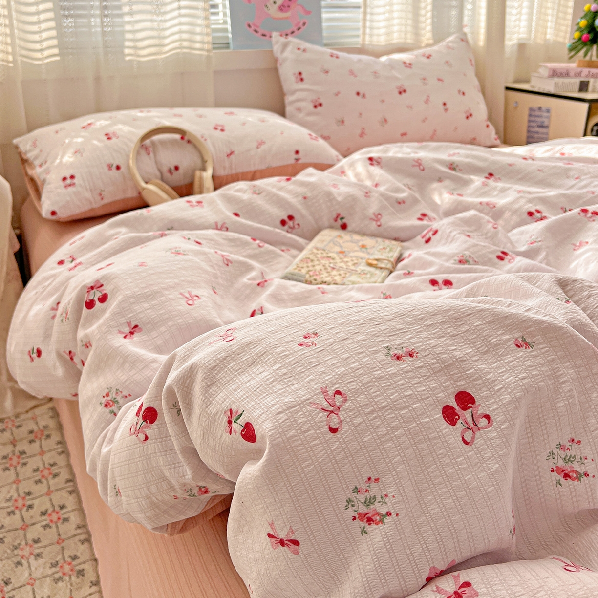 91家纺网 家纺一手货源 找家纺 （总）王朝国际 2026新款A类彩竺棉印花四件套