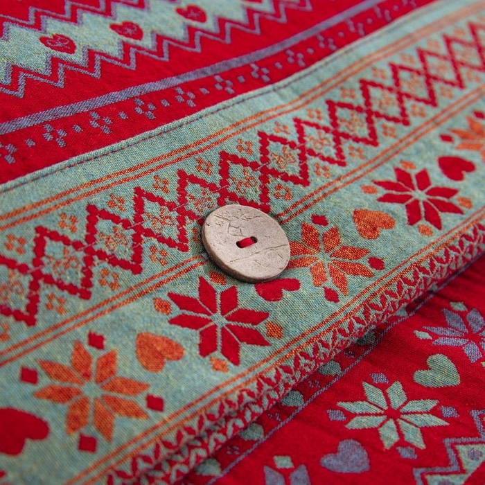 91家纺网 家纺一手货源 找家纺 （总）双层纱家居 2026新款全棉纯棉色织双层纱纽扣款四件套-小马奔奔