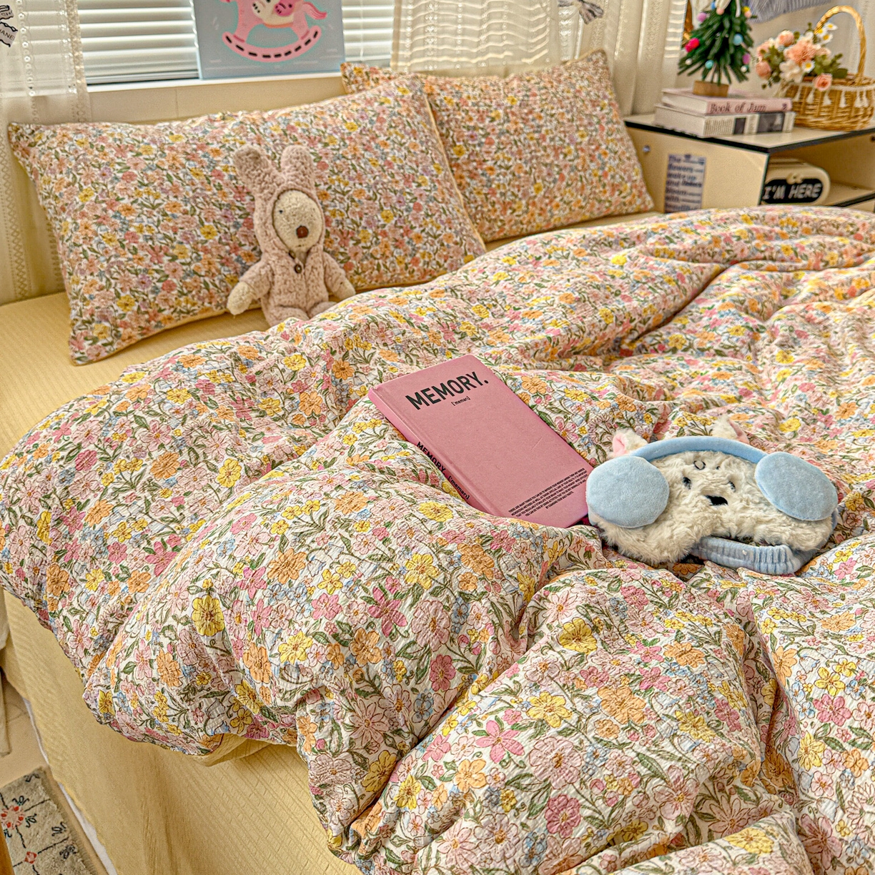 91家纺网 家纺一手货源 找家纺 （总）王朝国际 2026新款A类彩竺棉印花四件套