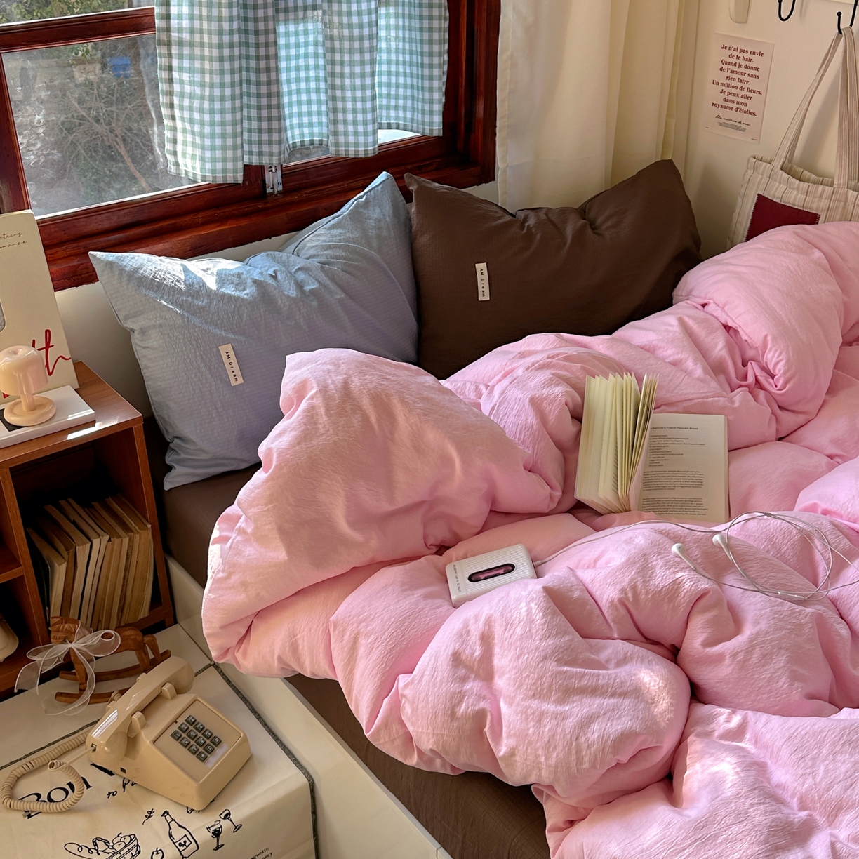 91家纺网 家纺一手货源 找家纺 （总）阿曼达 2026新款印花复古森系小碎花花边款四件套